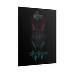 Wolf/Phoenix Dreamcatcher Poster — “Soul Tribe” Rolled Art Print