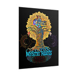 Rolled Poster — Mystic Roots Tree Art Print (Psychedelic Sun & Moon Design)
