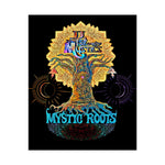Rolled Poster — Mystic Roots Tree Art Print (Psychedelic Sun & Moon Design)